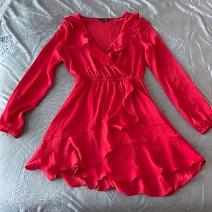 A-line Red Dress from Express